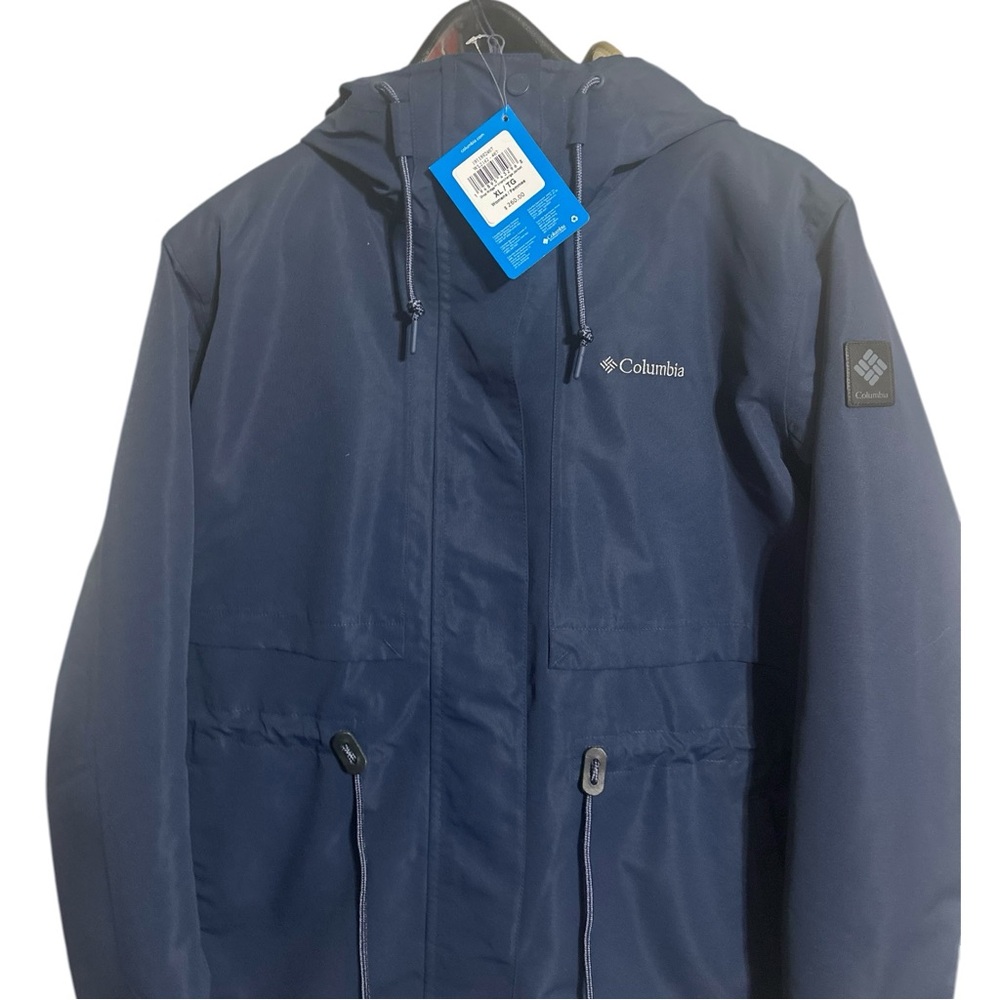 Columbia NWT Nocturnal Blue Tan Sherpa Drop Ridge 3-in-1 Interchange Jacket - Picture 12 of 15